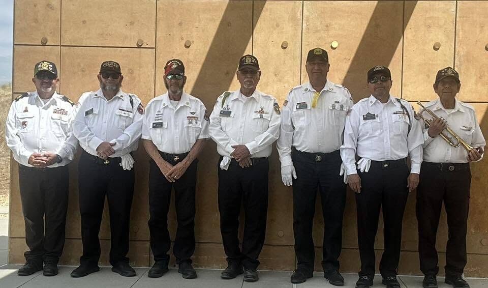 Honor Guard members standing in formation